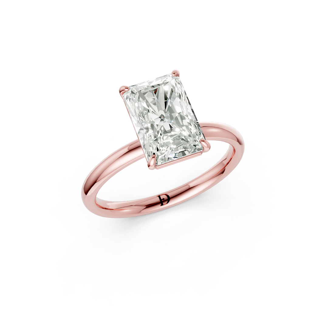 Radiant Solitaire Engagement Ring