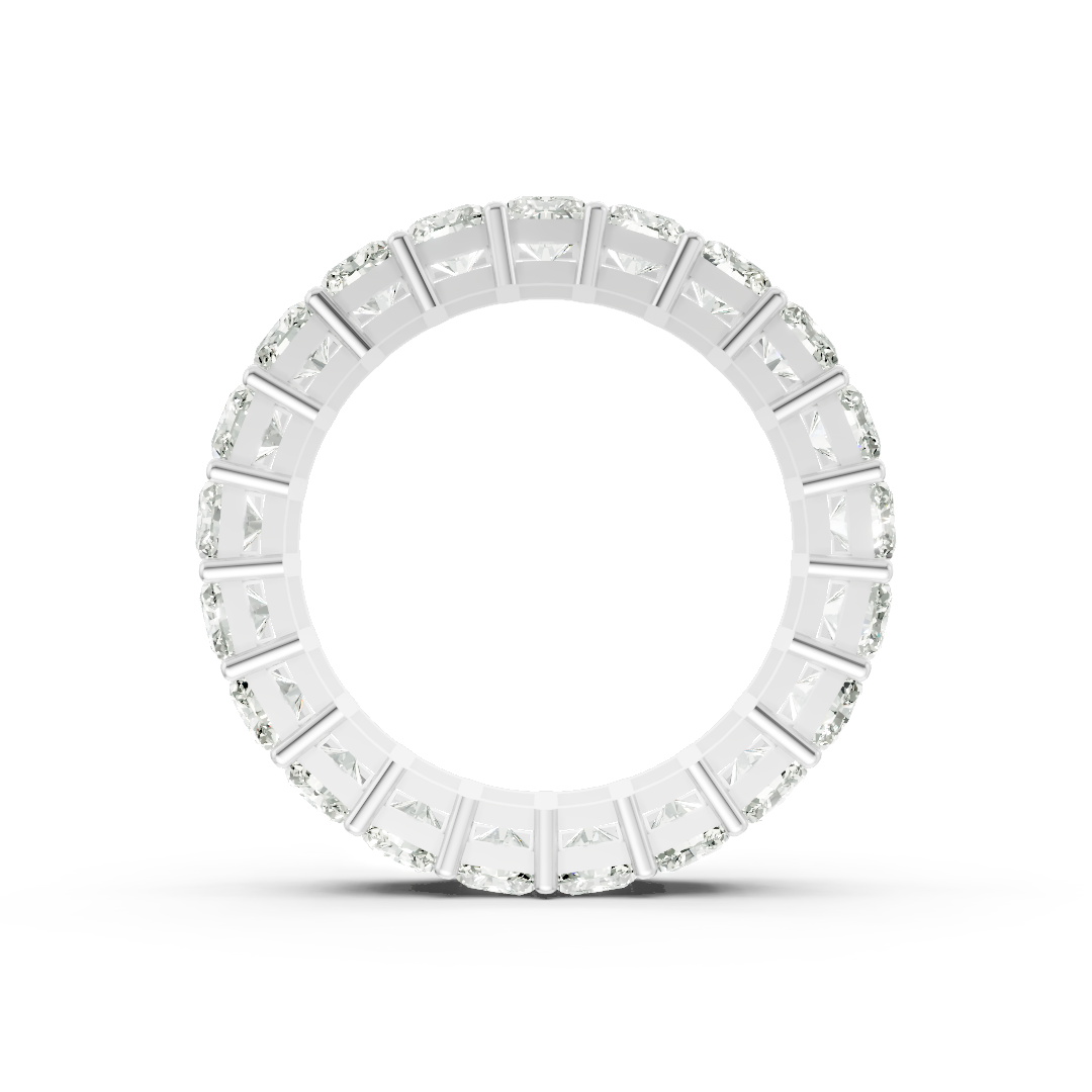 Radiant Diamond Shared Prong Eternity Band