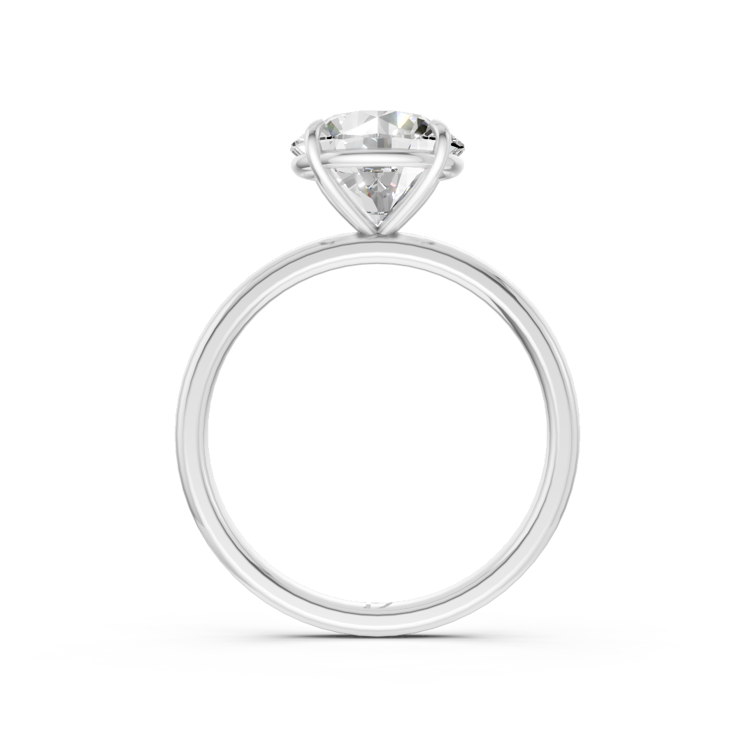 Round Solitaire Engagement Ring