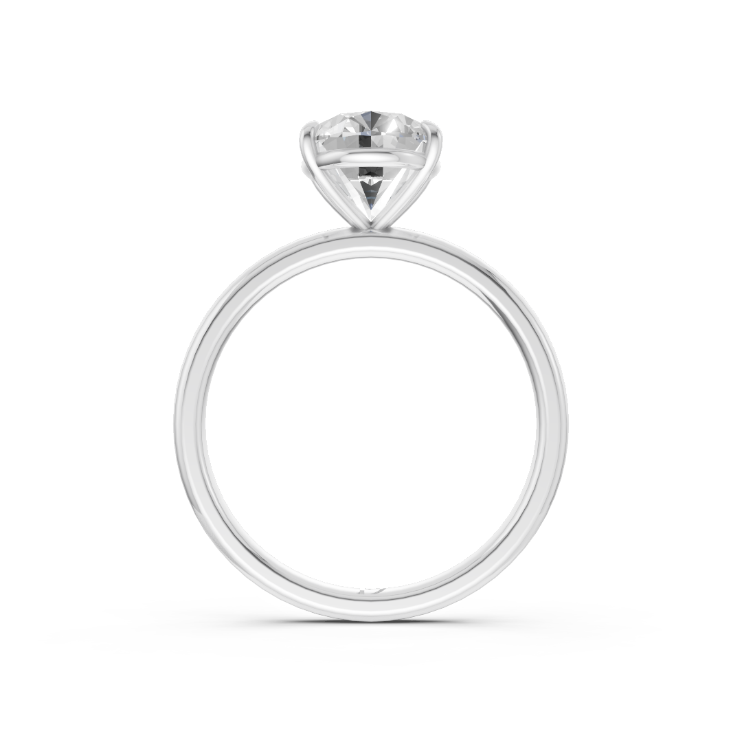 Oval Solitaire Engagement Ring