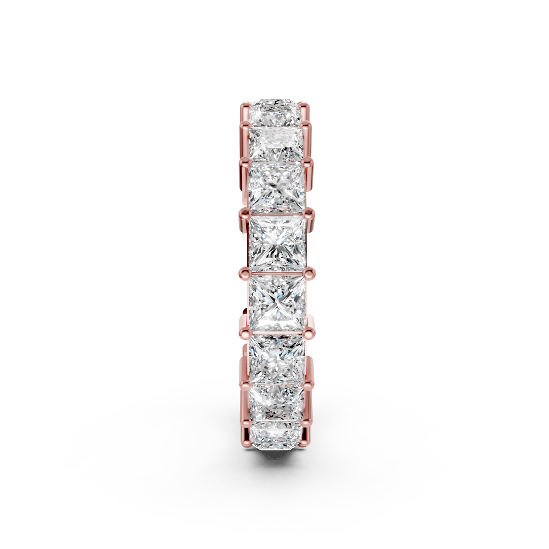 Princess Cut Diamond Eternity Band