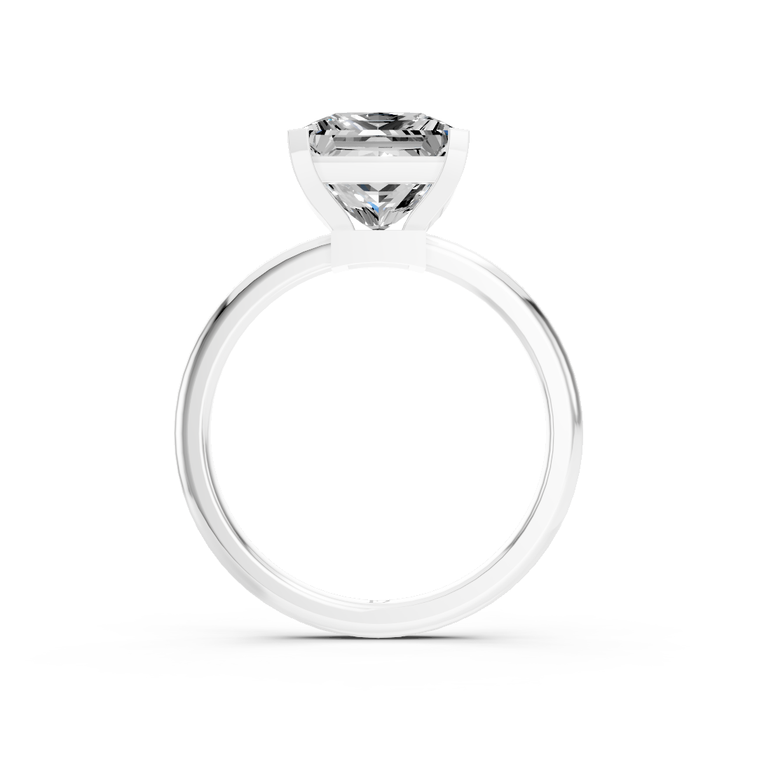 Princess Cut Diamond Solitaire Engagement Ring