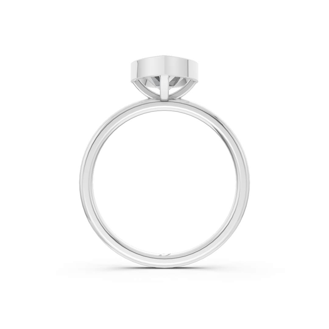 Marquise Solitaire Bezel Ring