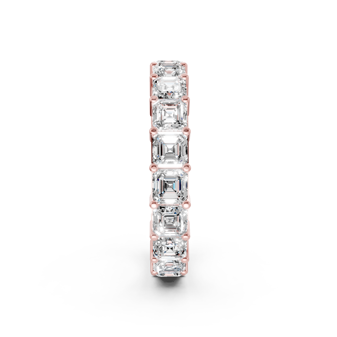 Asscher Cut Diamond Eternity Band