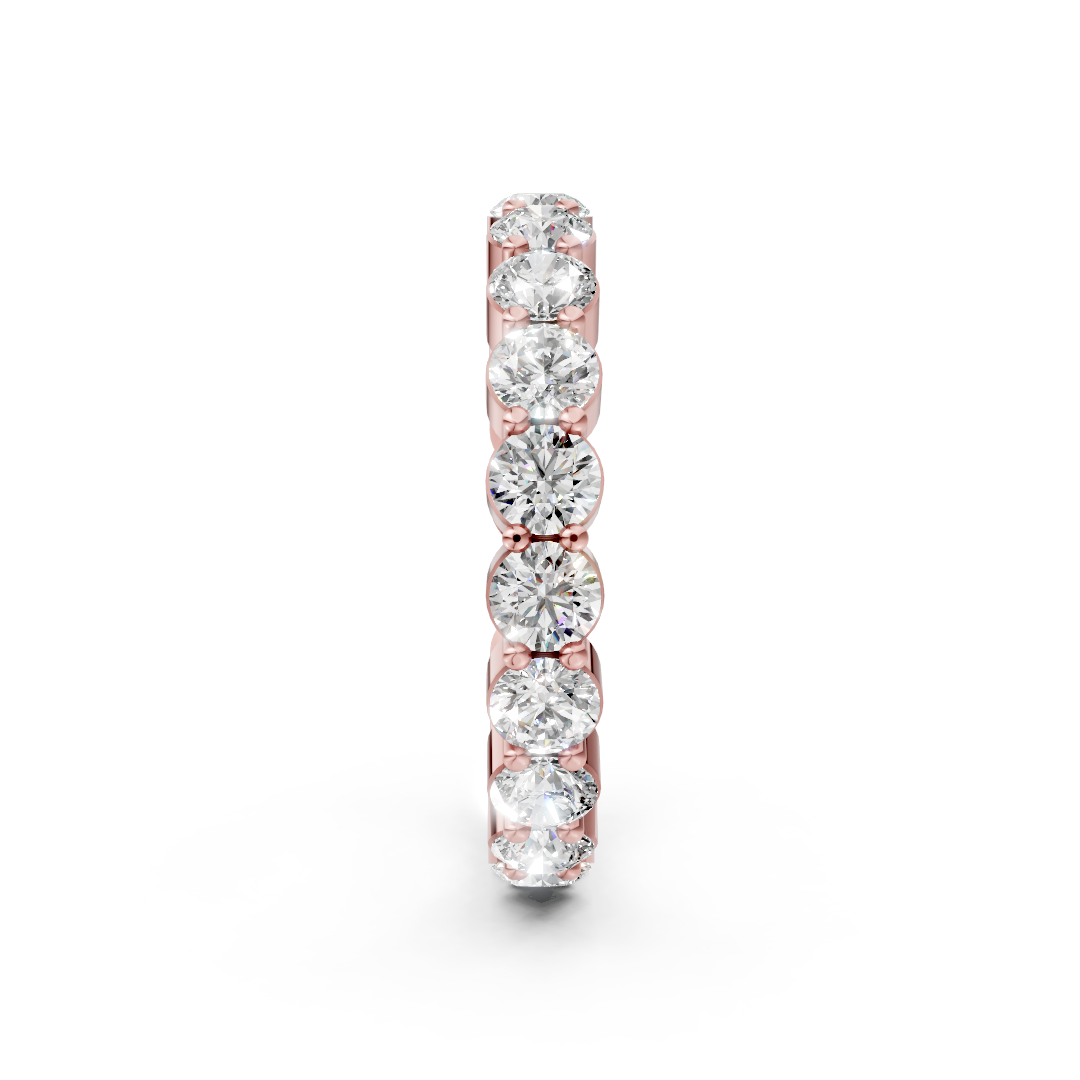 Round Cut Diamond Eternity Band