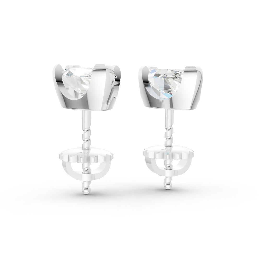 Marquise Cut Diamond Stud Earrings