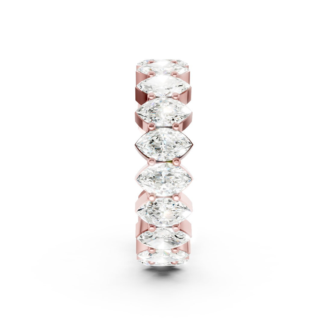 Marquise Cut Diamond Eternity Band