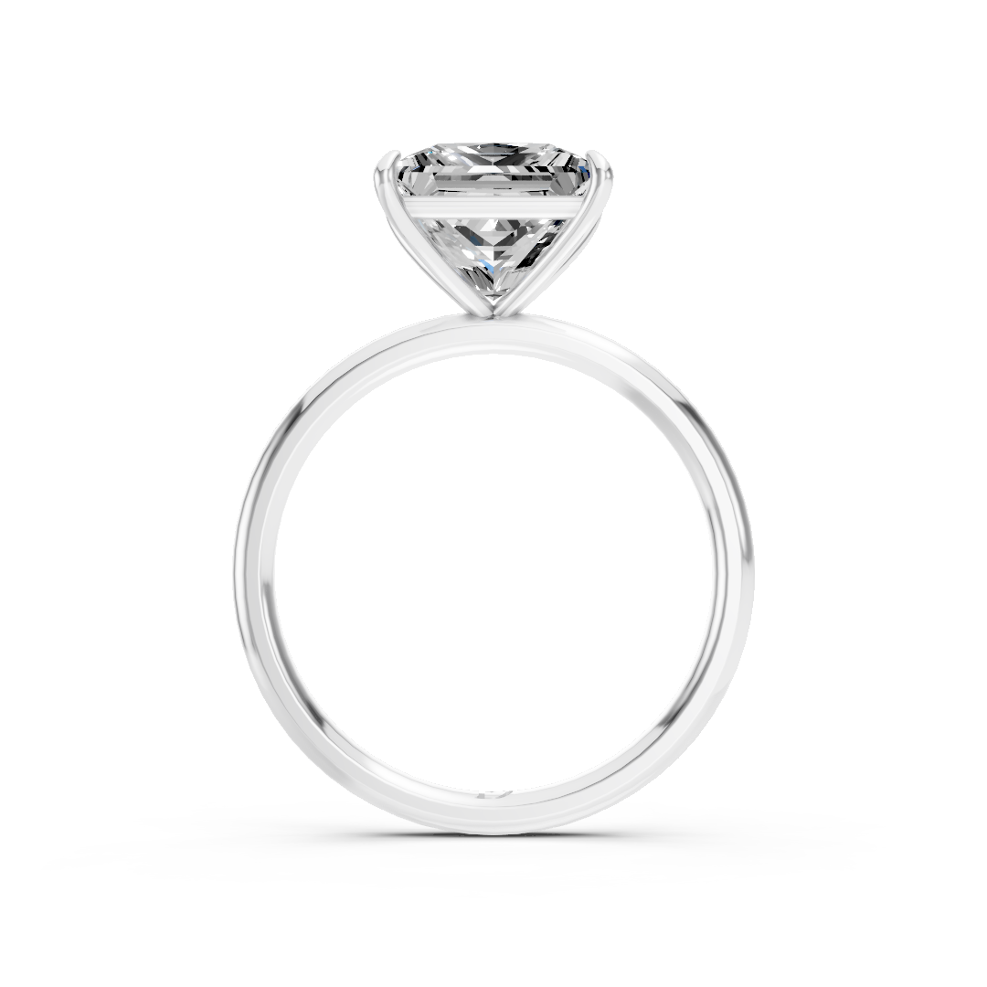 Princess Solitaire Engagement Ring