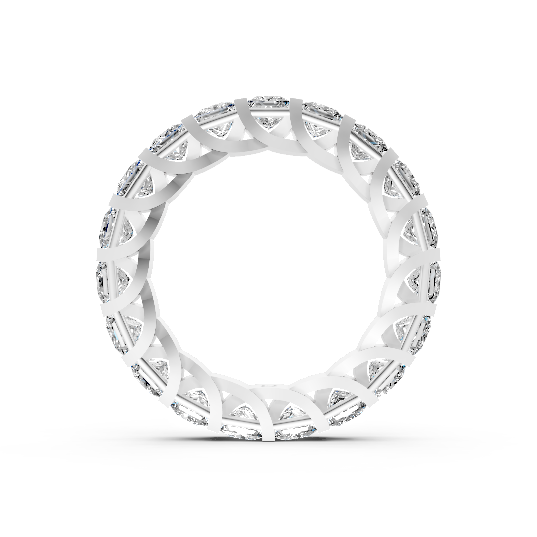 Princess Diamond Bar Set Full Eternity Band