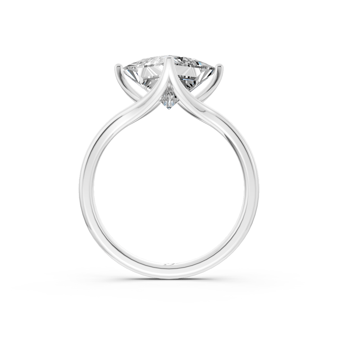 Princess Diamond Art Deco Ring