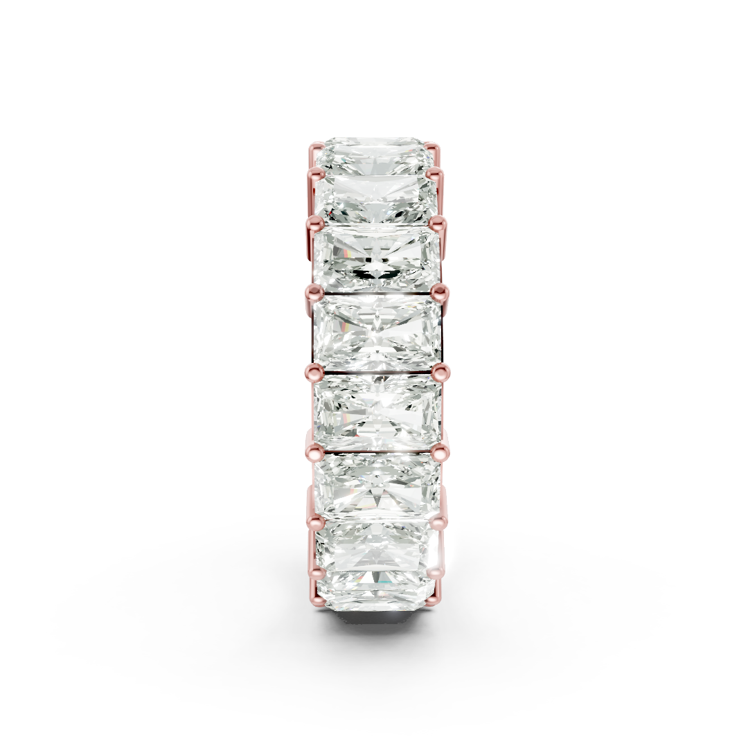 Radiant Cut Diamond Eternity Band
