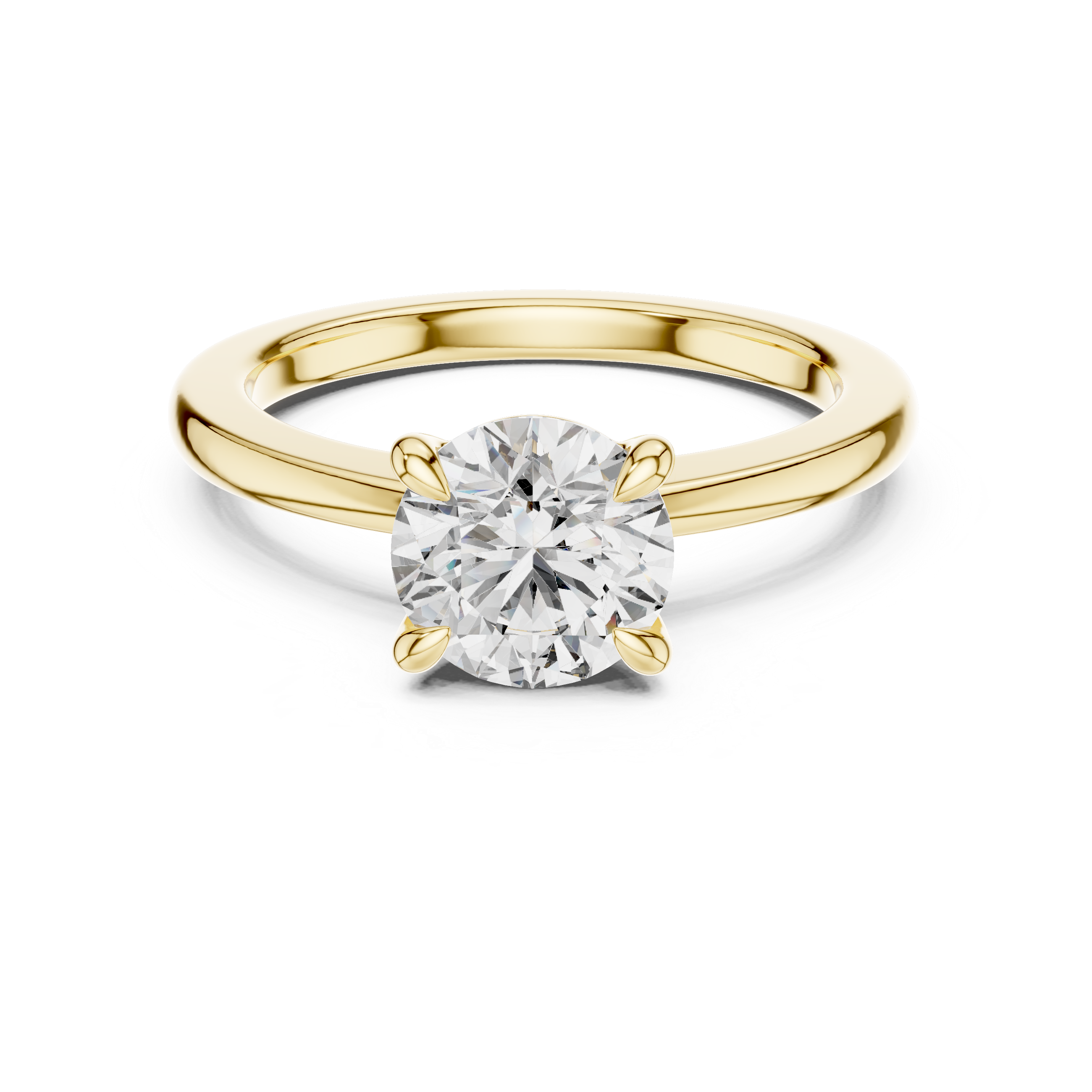Round Brilliant Diamond Solitaire Ring