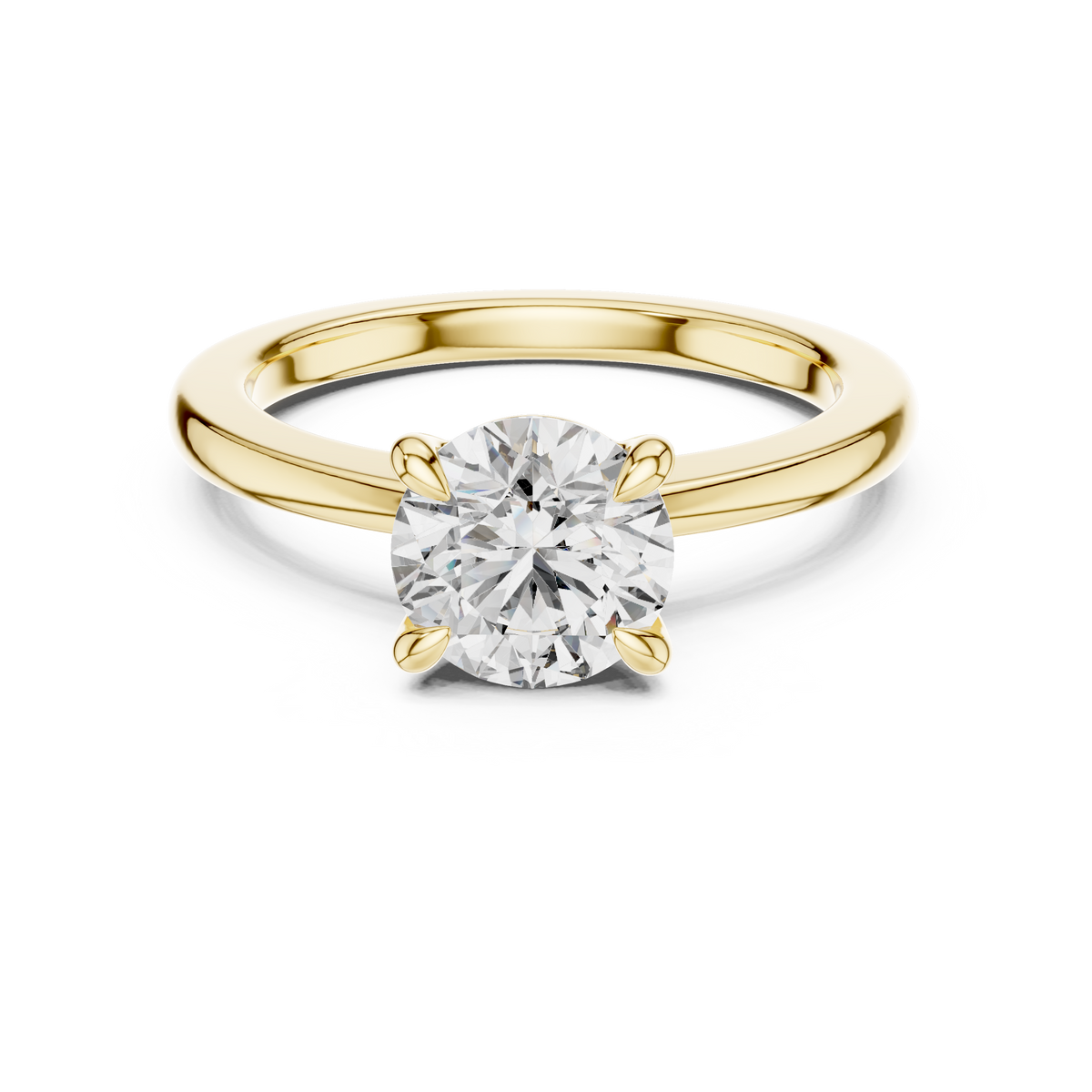 Round Brilliant Diamond Solitaire Ring