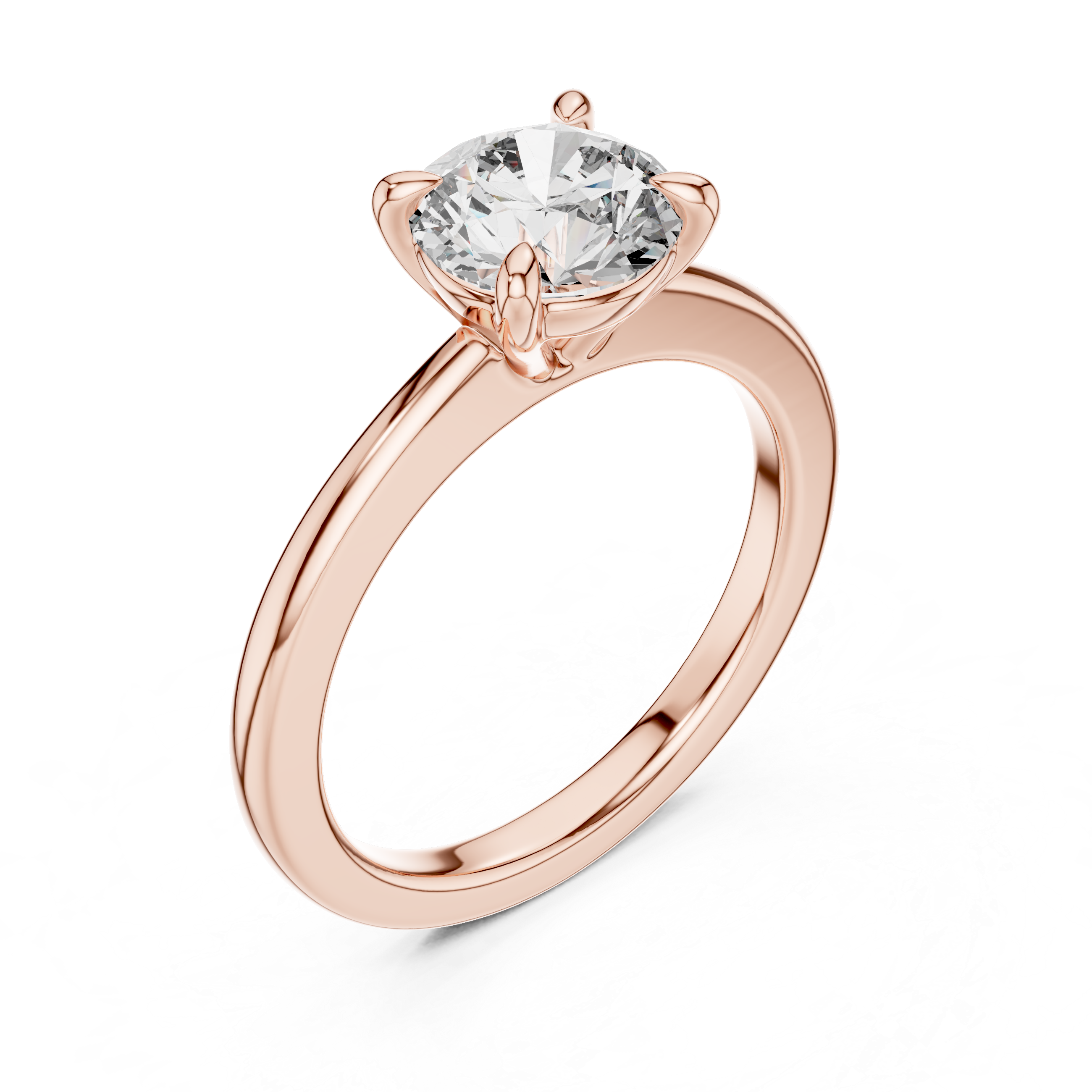 Round Brilliant Diamond Solitaire Ring