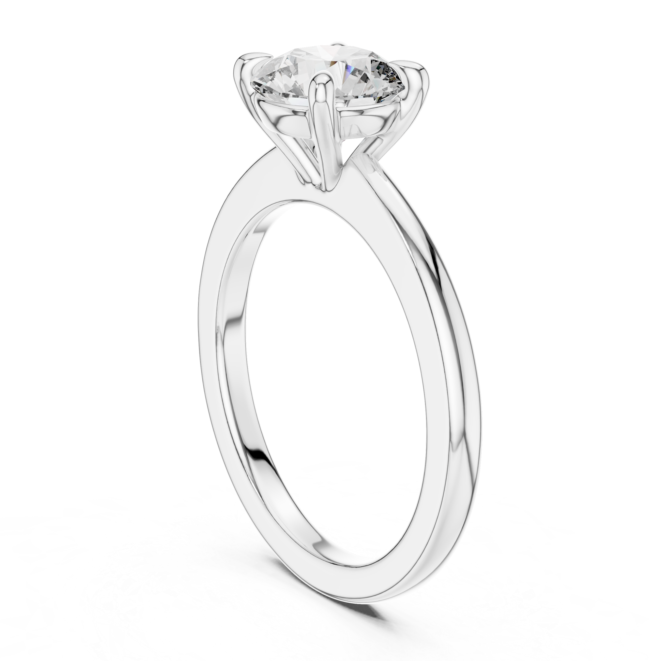 Round Brilliant Diamond Solitaire Ring