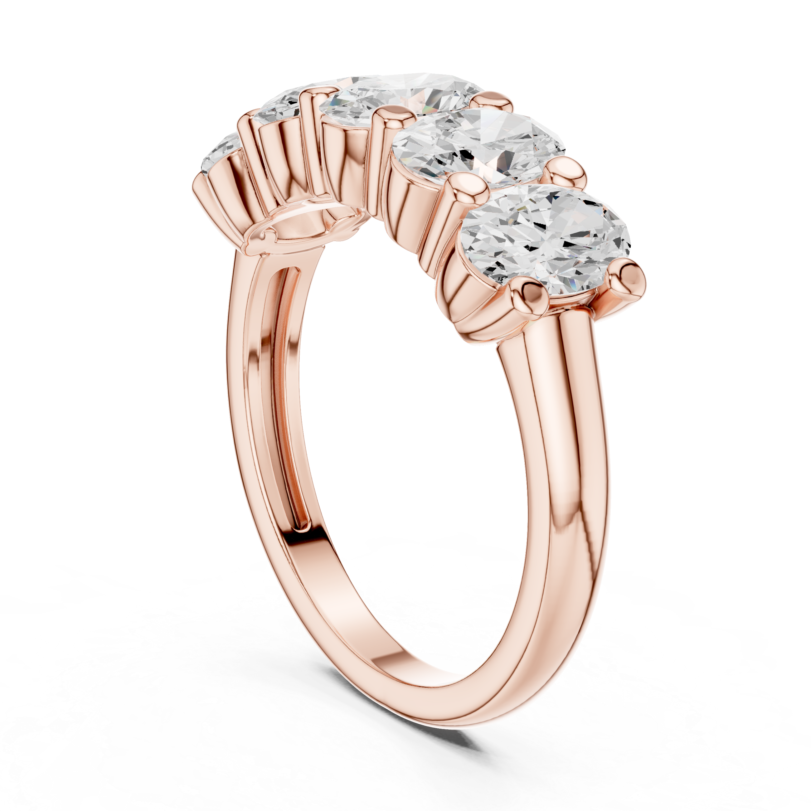 Five-Stone Oval Band