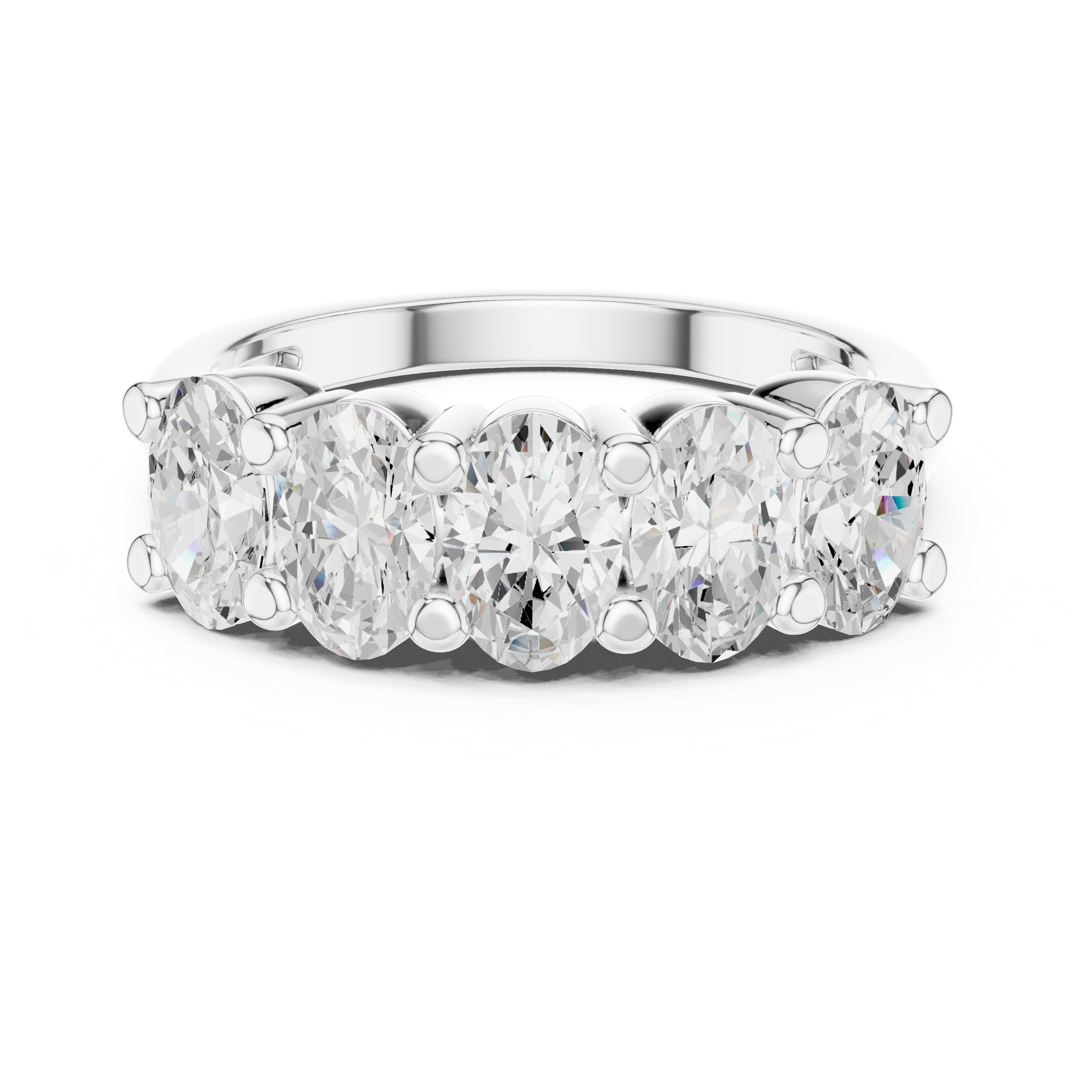Five-Stone Oval Band