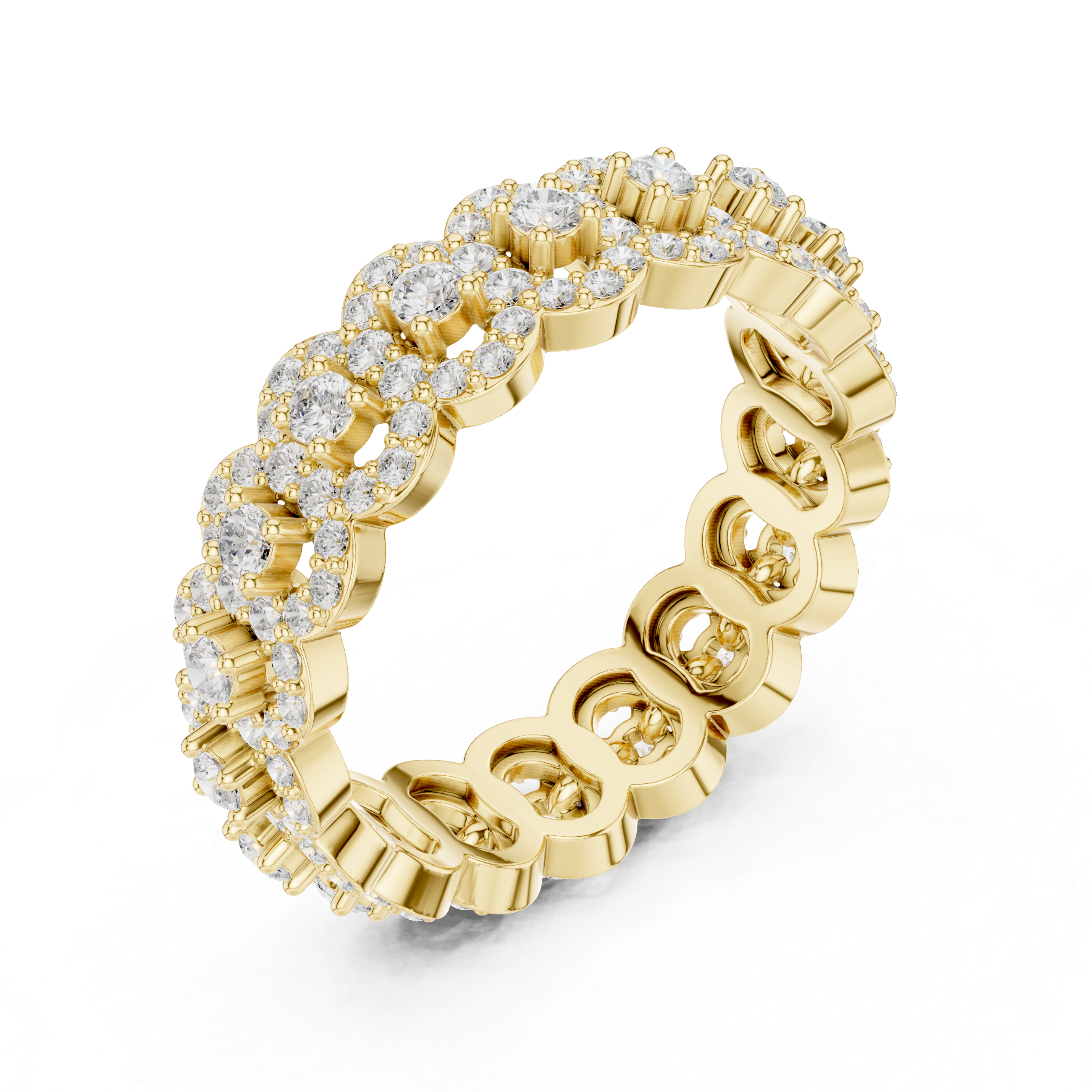 Round Brilliant Diamond Promise Band