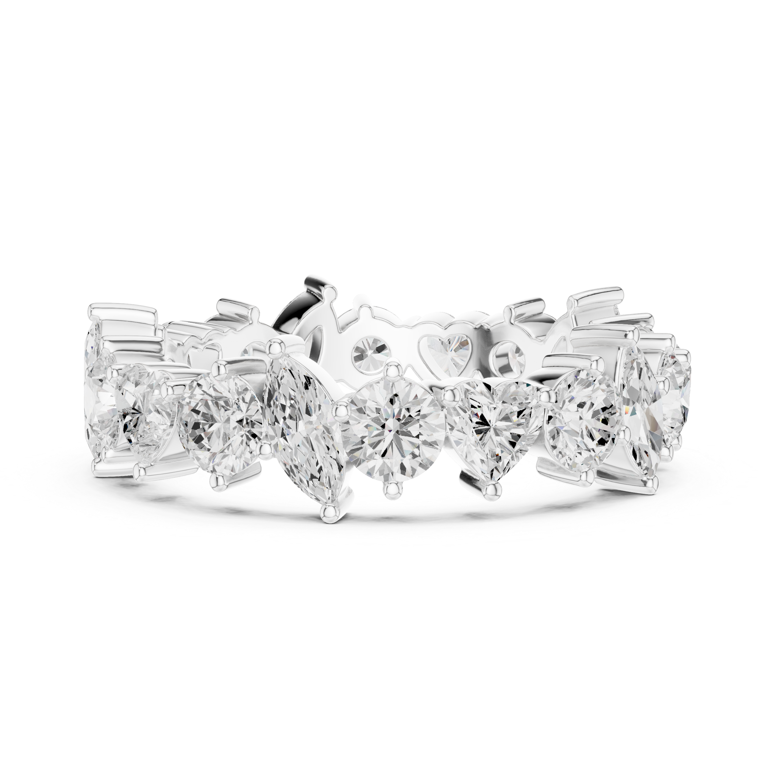 Multi Shape Lab Grown Diamond Eternity Band