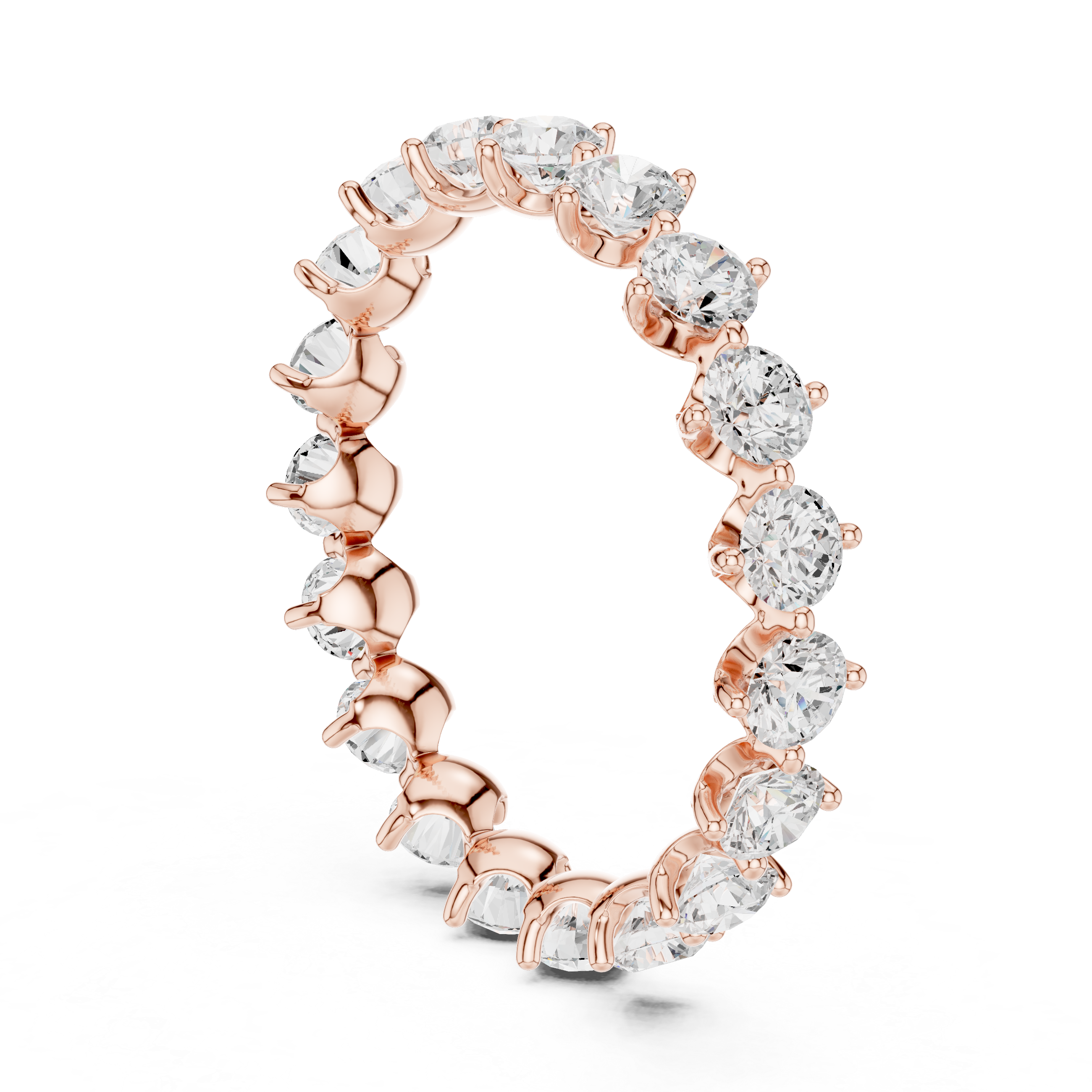 Round Brilliant Diamond Eternity Band