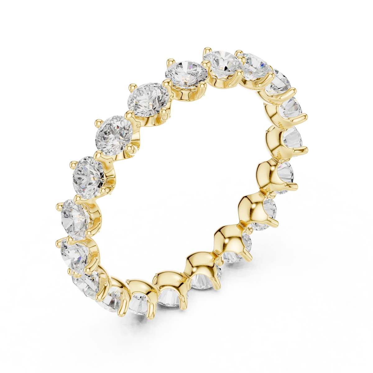 Round Brilliant Diamond Eternity Band