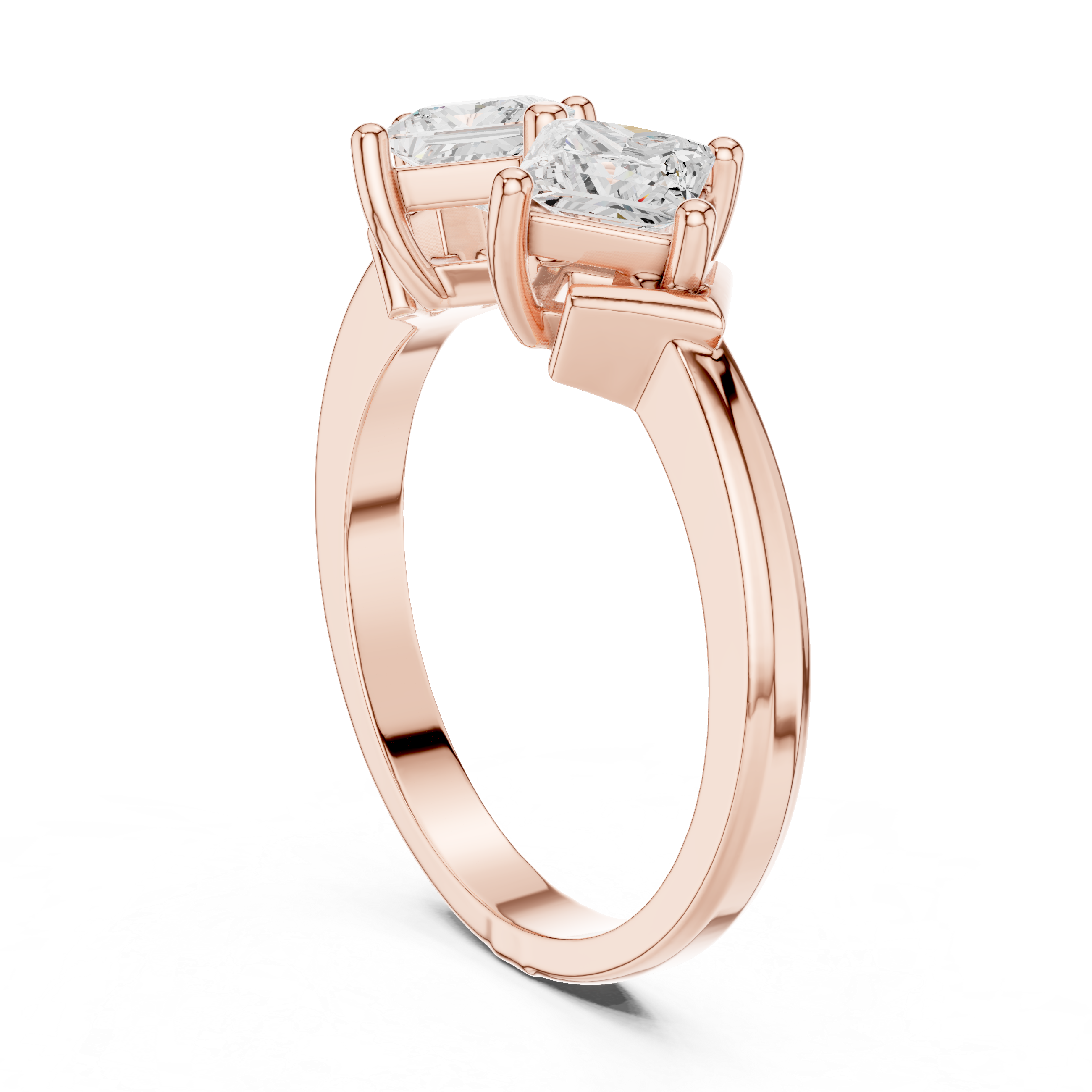 Kite Set Double Princess Diamond You And Me Ring