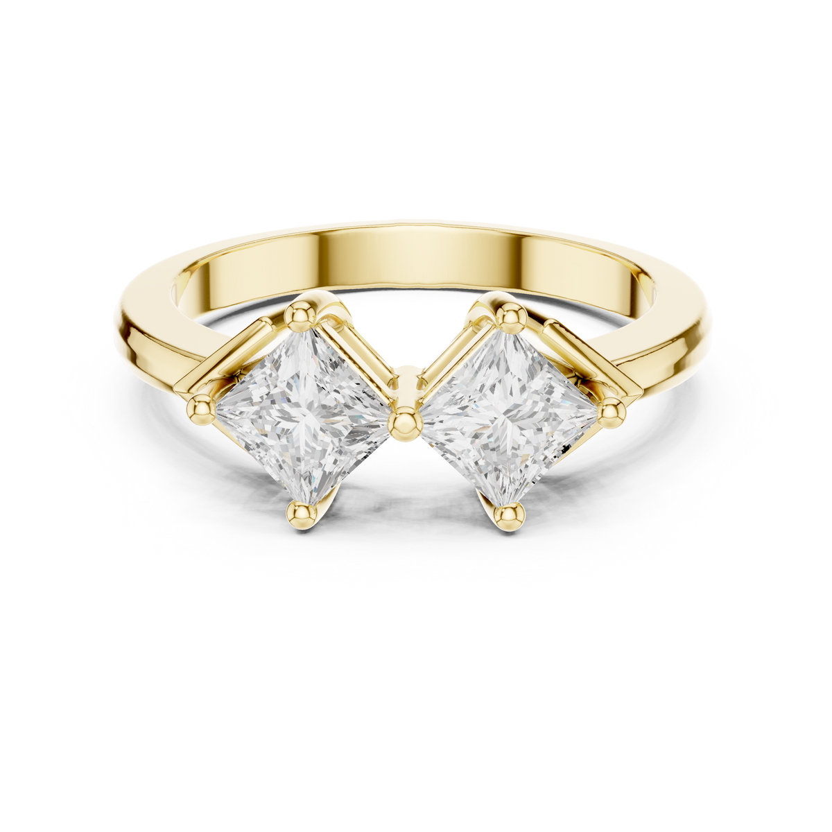 Kite Set Double Princess Diamond You And Me Ring