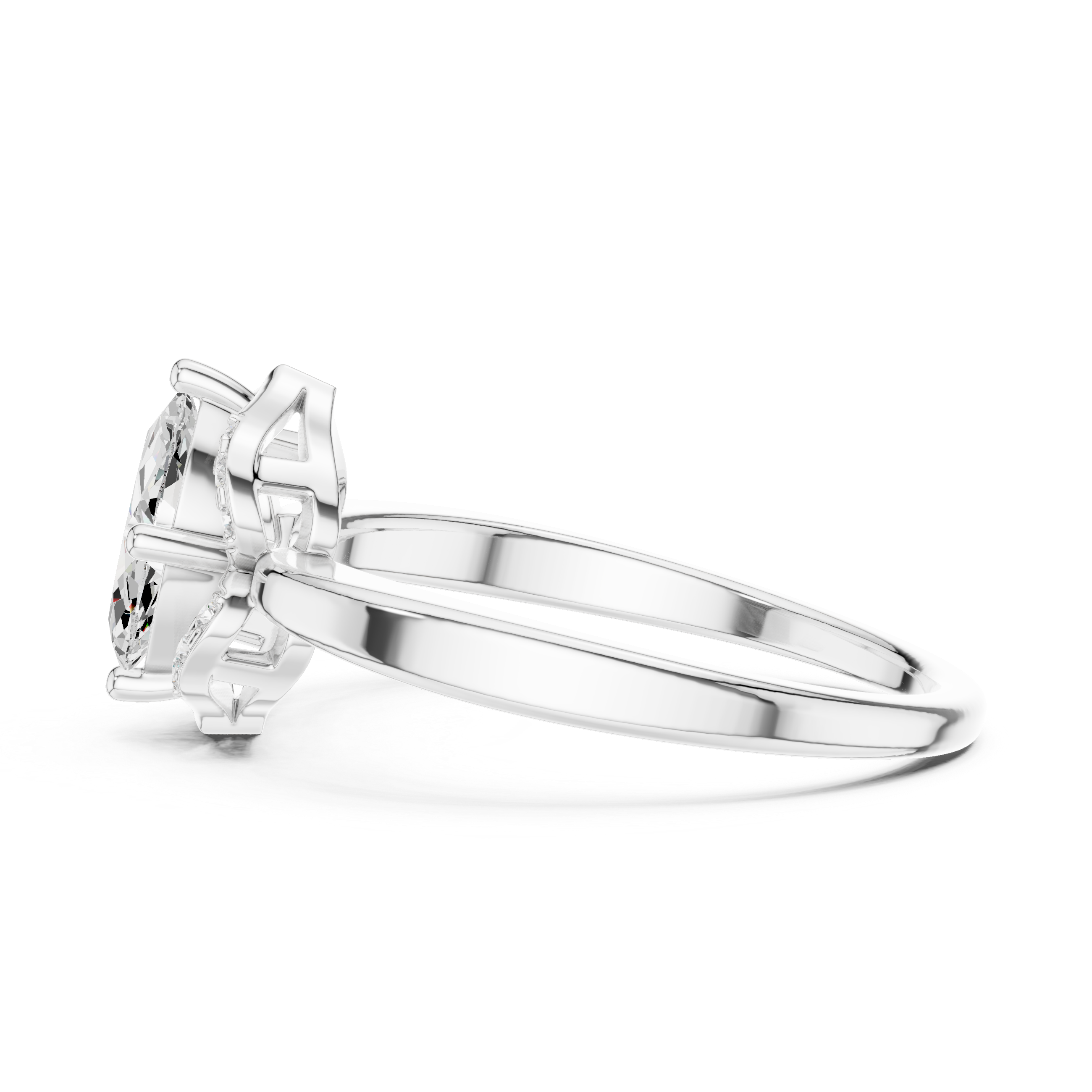 Art-Deco Marquise Diamond Ring