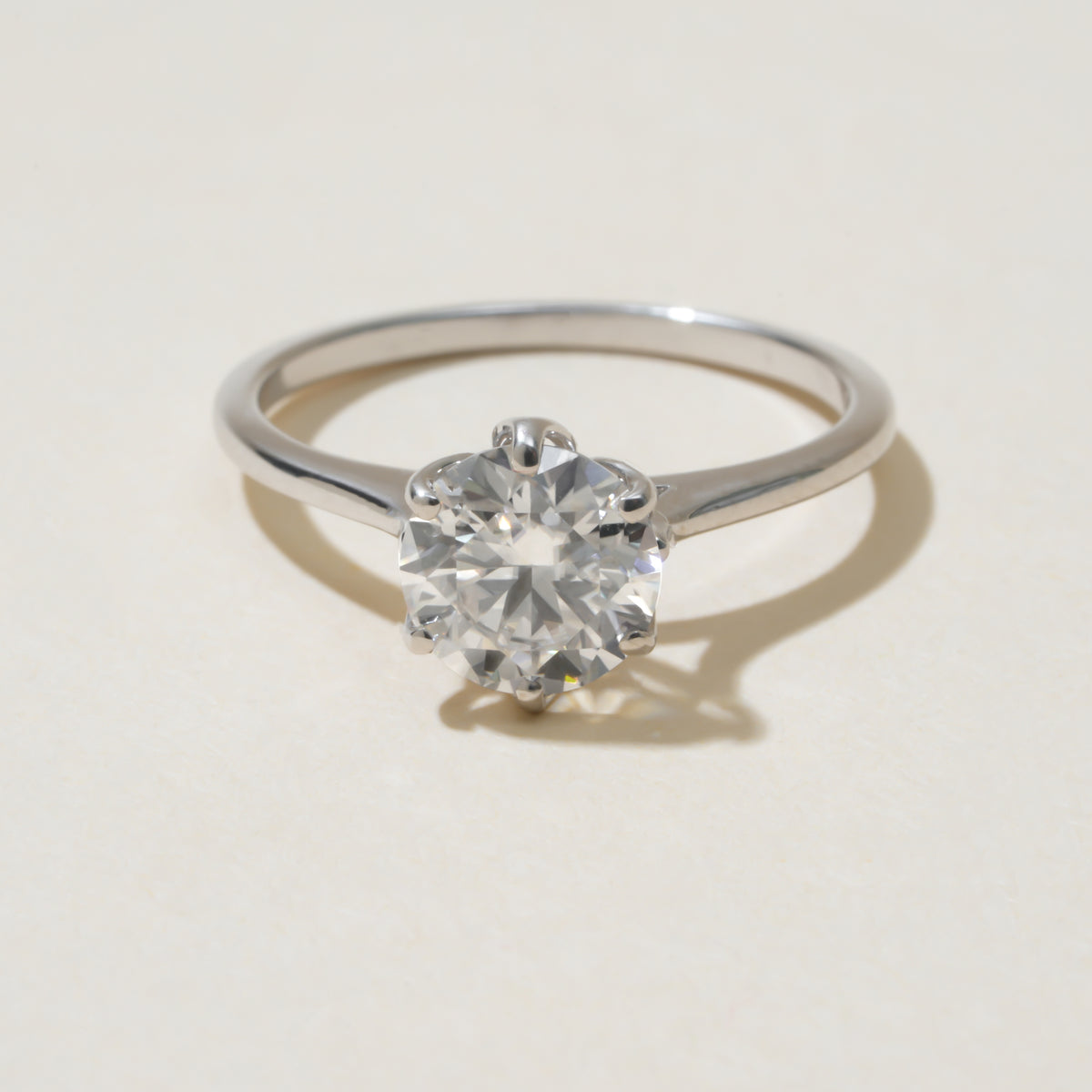 Round Cut Solitaire Lab Grown Ring