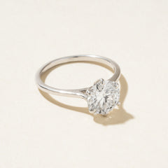 Round Cut Solitaire Lab Grown Ring