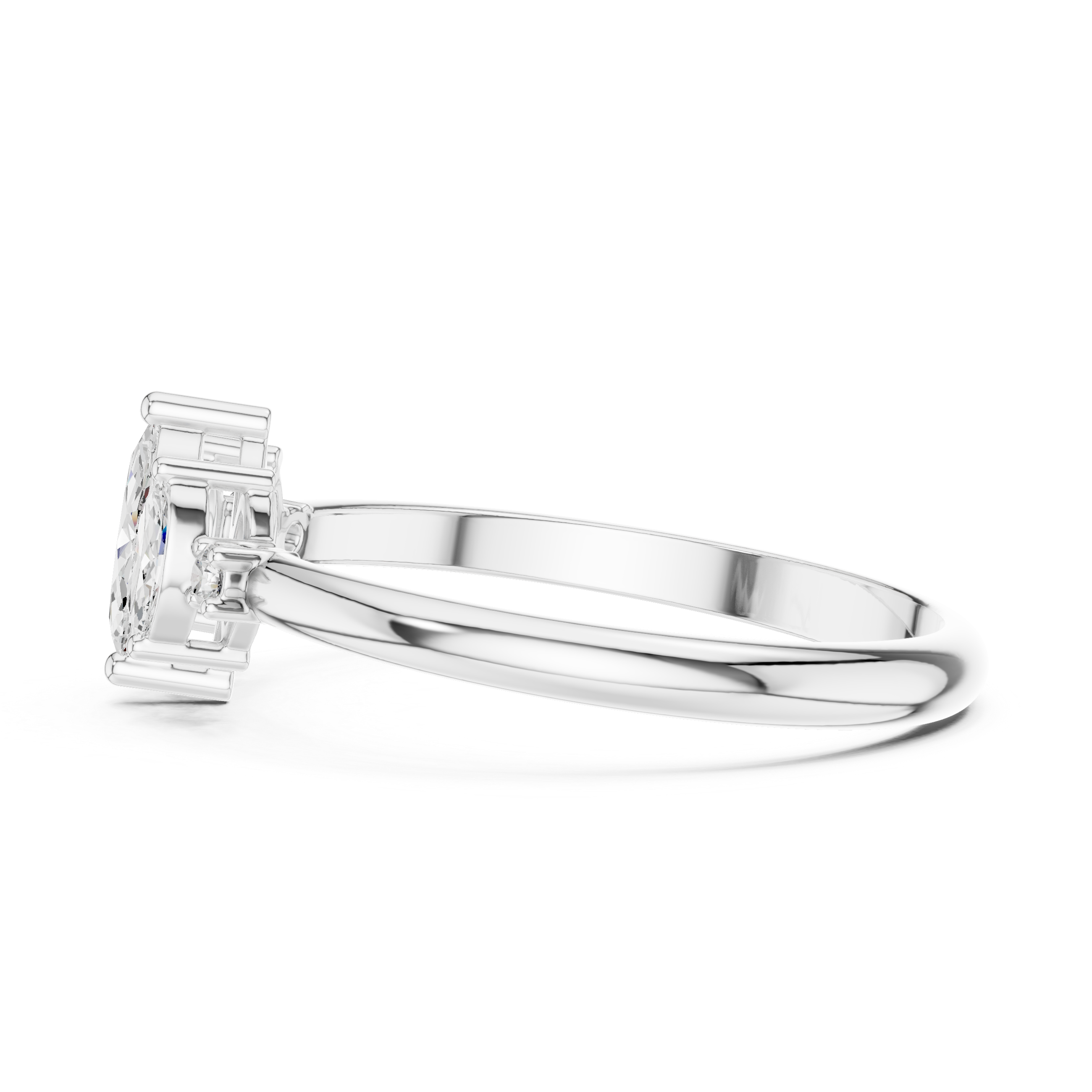 Triple Marquise Diamond Statement Ring