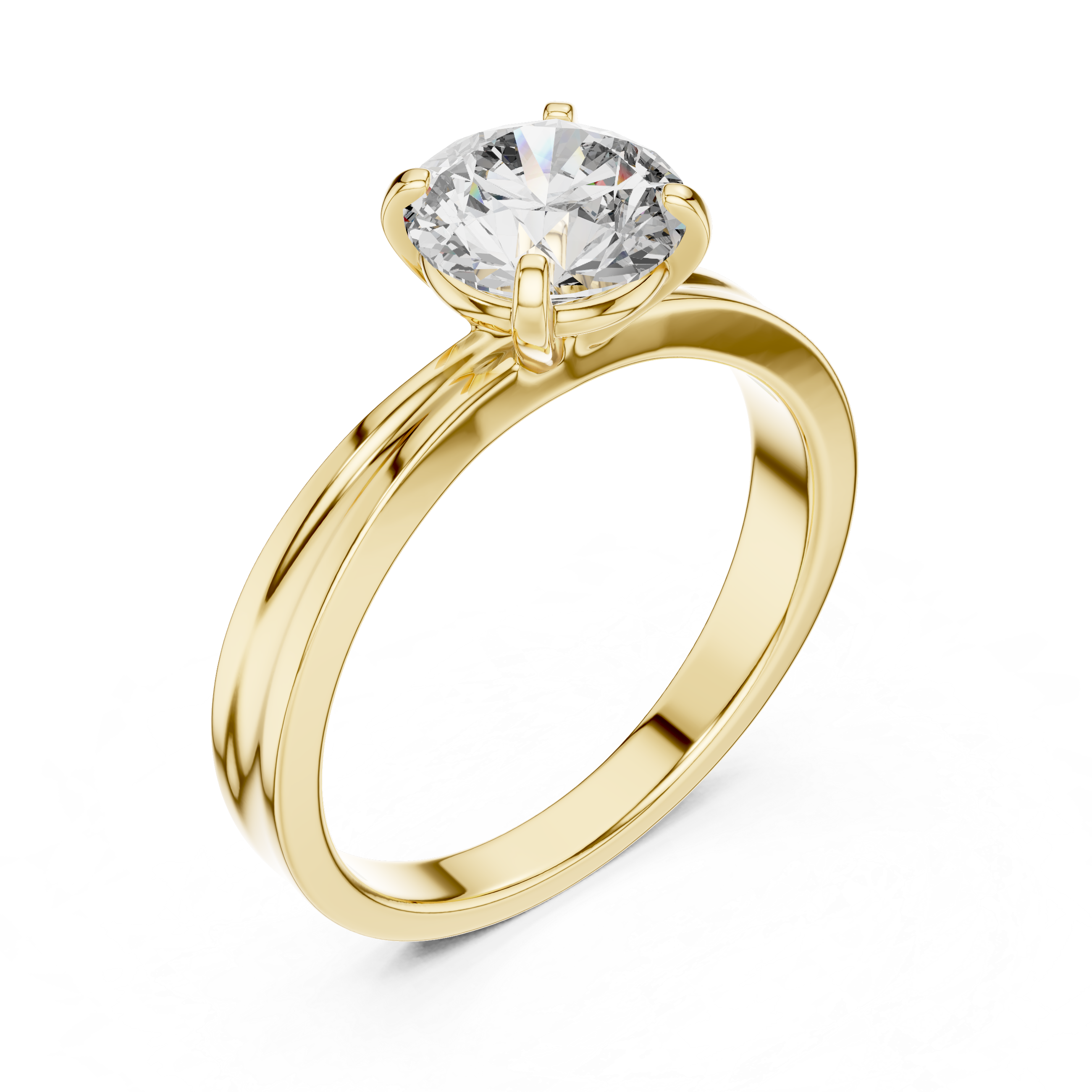 Round Brilliant Cut Solitaire Diamond Promise Ring
