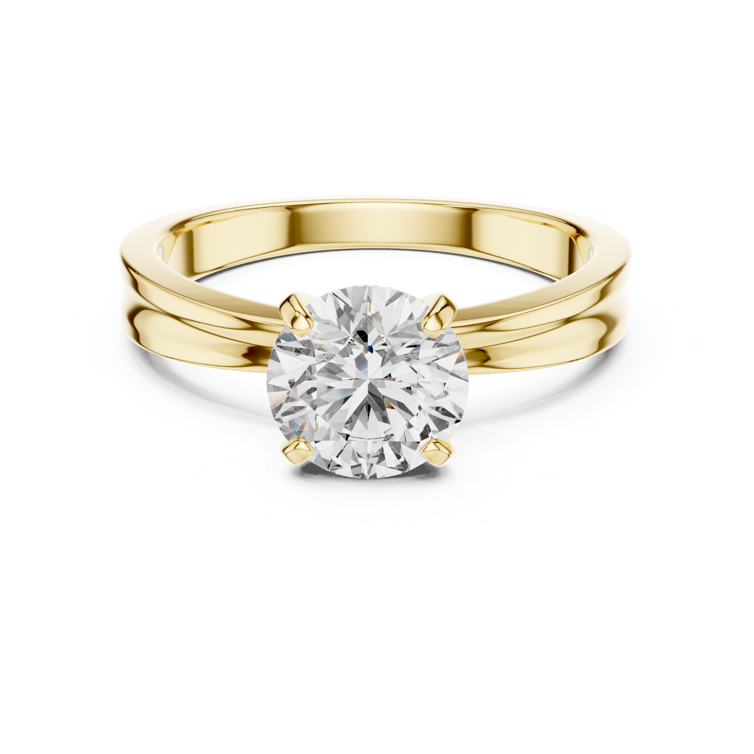 Round Brilliant Cut Solitaire Diamond Promise Ring