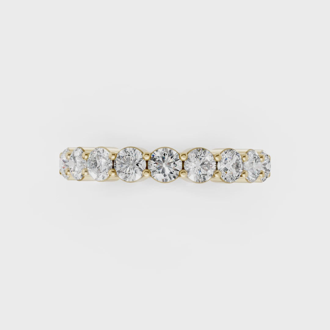 Round Cut Diamond Eternity Band