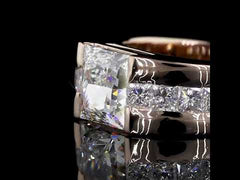 Princess Cut Lab Grown Engagement Ring