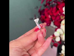 Cushion Cut Open Cuff Matching Ring Set